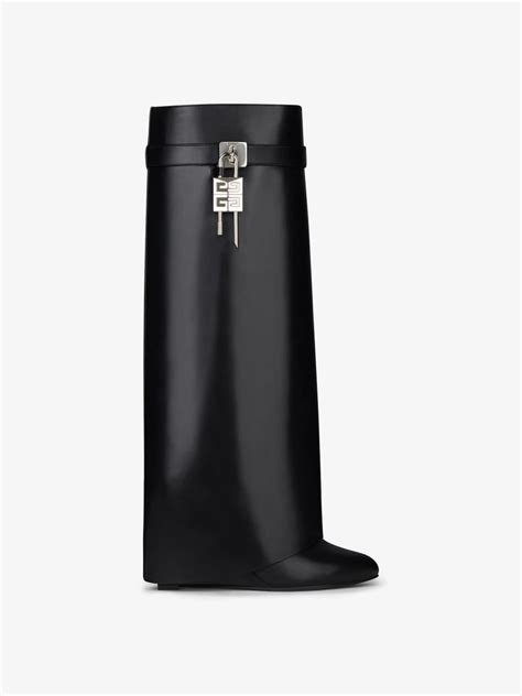 givenchy shark lock boots|Givenchy shark lock inspired boots.